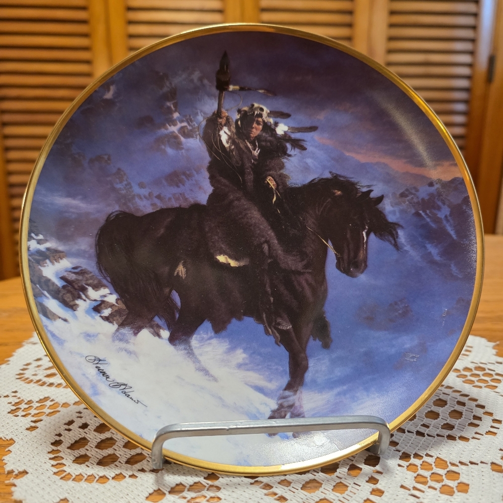Spirit of the West Wind by Hermon Adams Collector's Plate by the Franklin Mint